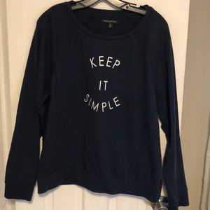 Keep It Simple sweatshirt